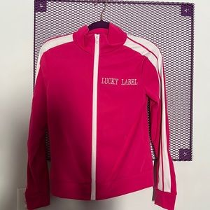 Pink Lucky LABEL tracksuit